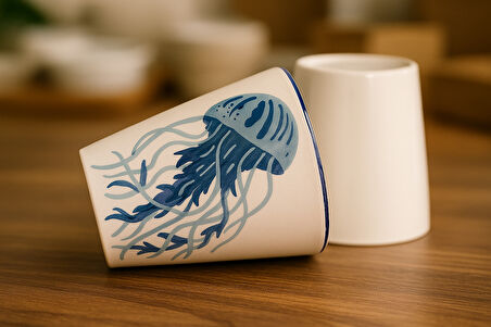 İmroz Denizanası Tekli Kupa 300 ml.