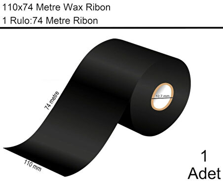 110x74 Metre Wax Ribon 1 Adet