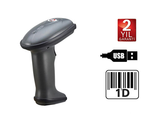 Sunlux XL-6200 Lazer El Barkod Okuyucu 1D