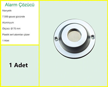 Standart Alarm Etiketi Çözücü Sökücü