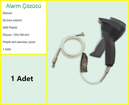 El Tipi Alarm Etiketi Çözücü Sökücü