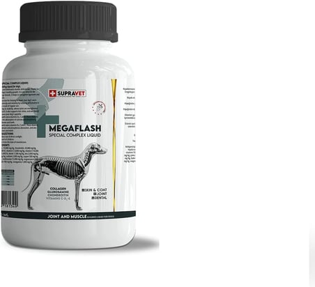 Köpekler için Eklem ve Kas Geliştirici Likit MEGAFLASH +XXL 500 ML (Special Complex Liquid)