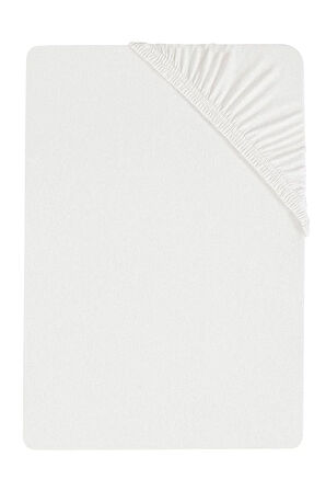 120 x 200 x 30 cm Düz Pamuklu Tek Kişilik Lastikli Fitted Penye Çarşaf