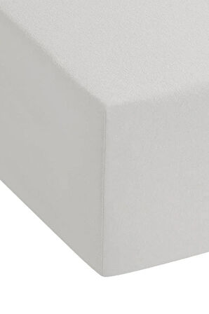 120 x 200 x 30 cm Düz Pamuklu Tek Kişilik Lastikli Fitted Penye Çarşaf