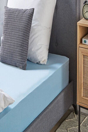 3 Adet Düz Pamuklu Tek Kişilik 80 x 200 + 30 cm Lastikli Penye Çarşaf