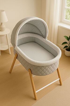 3 Adet 70 x 120 x 20 cm Anne Yanı Lastikli Penye Kumaş Bebek Çarşafı