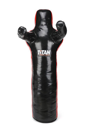 Güreş Antreman Mankeni Kırmızı-Siyah 25 KĞ - 120 Cm Yeni Model