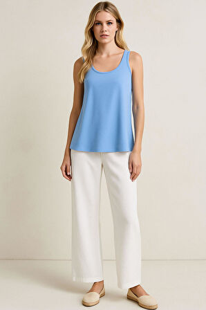 5 Adet A Kesim Pamuklu Kalın Askılı Atlet Tişört