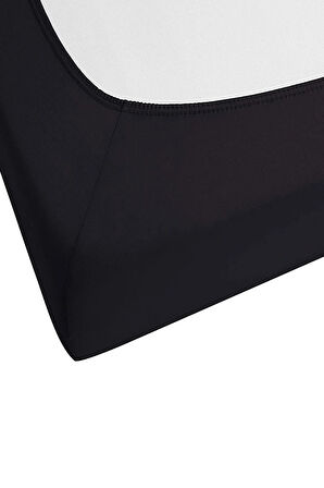 2 Adet Düz Pamuklu Tek Kişilik 120 x 200 x 30 cm Lastikli Penye Çarşaf