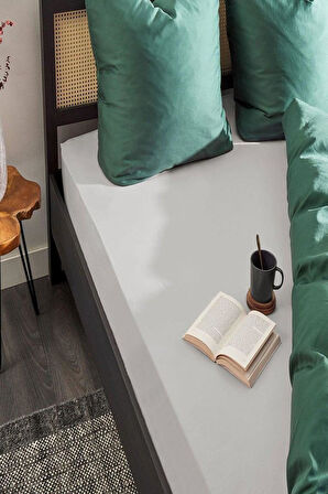 3 Adet Battal Boy Düz Pamuklu Çift Kişilik 200 x 200 cm Lastikli Penye Çarşaf