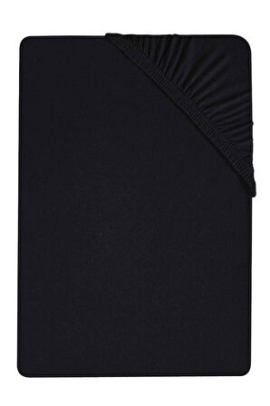 200 x 200 Cm Battal Boy Düz Pamuklu Çift Kişilik Lastikli Fitted Penye Çarşaf