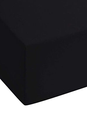 200 x 200 Cm Battal Boy Düz Pamuklu Çift Kişilik Lastikli Fitted Penye Çarşaf