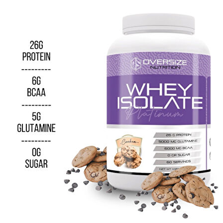 Isolate Whey Protein Kurabiye 1800g 60 Servis