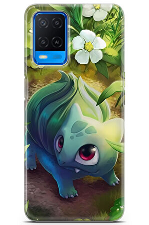 Oppo A54 uyumlu Pokemon 11 Baskılı Bulbasaur Pokemon