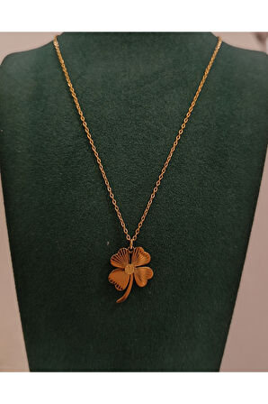 Monalisa Home Gold Renk Lüks Figürlü Gösterişli Kolye