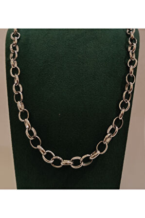 Monalisa Home Gümüş Renk Lüks Figürlü Gösterişli  Kolye