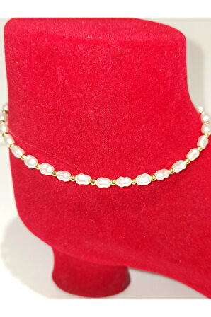 Monalisa Hom Lüks Gösterişli Kararmaz El Yapımı Boncuklu  Renkli Halhal