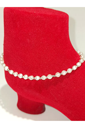 Monalisa Hom Lüks Gösterişli Kararmaz El Yapımı Boncuklu  Renkli Halhal