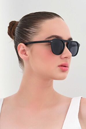 ModaLucci 2022 Yeni Sezon Unisex Siyah Güneş Gözlüğü