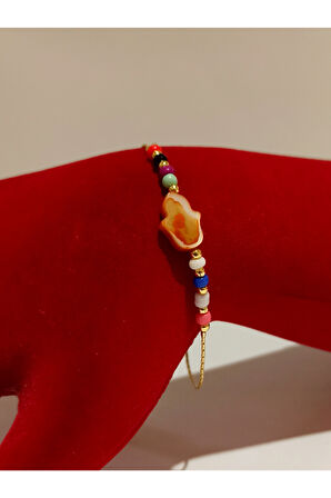 Monalisa Hom Lüks Gösterişli Renkli Bileklik