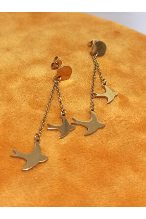 Monalisa Hom Lüks Figürlü Gösterişli Küpe