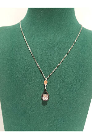 Monalisa Home Gümüş Renk Lüks Figürlü Gösterişli Kolye