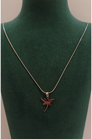 Monalisa Home Gümüş Renk Lüks Figürlü Gösterişli Kolye