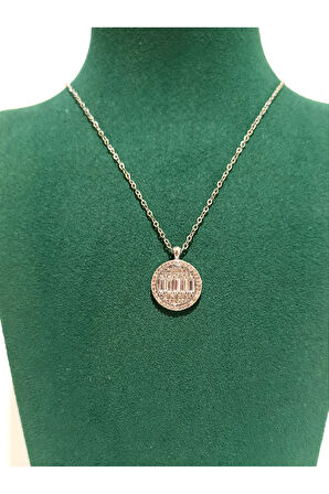 Monalisa Home Gümüş Renk Lüks Figürlü Gösterişli Kolye