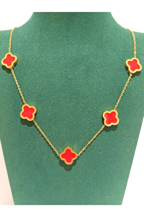 Monalisa Home Gold Renk Lüks Figürlü Gösterişli Kolye