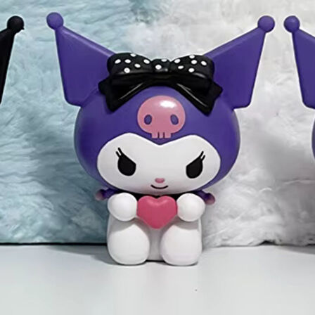 Kawaii Sanrio Kuromi Karikatür Figür Model -6