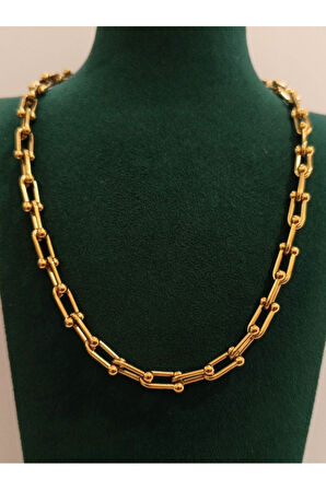 Monalisa Home Gold Renk Lüks Figürlü Gösterişli Kolye