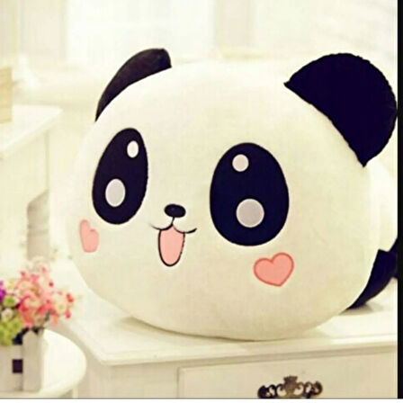 Peluş Panda Tasarımlı Yastık