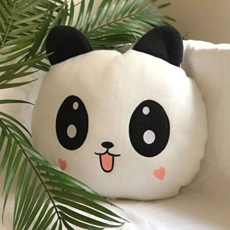 Peluş Panda Tasarımlı Yastık