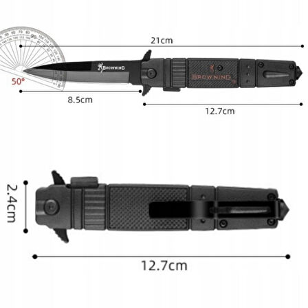 Kişiye Özel Browning Serisi Dragon Kamp Outdoor Çakı
