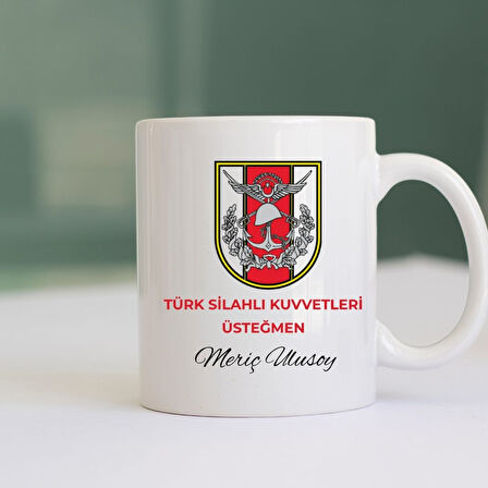 Türk Silahlı Kuvetleri Personelerine Özel Tasarımlı Kupa Bardak