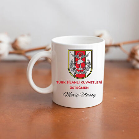 Türk Silahlı Kuvetleri Personelerine Özel Tasarımlı Kupa Bardak