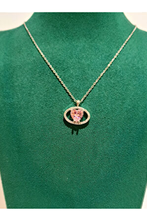 Monalisa Home Gümüş Renk Lüks Figürlü Gösterişli Kolye