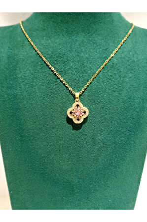 Monalisa Home Gold Renk Lüks Figürlü Gösterişli Kolye