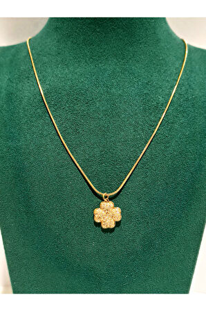 Monalisa Home Gold Renk Lüks Figürlü Gösterişli Kolye