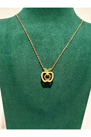 Monalisa Home Gold Renk Lüks Figürlü Gösterişli Kolye