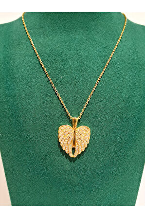 Monalisa Home Gold Renk Lüks Figürlü Gösterişli Kolye