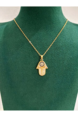 Monalisa Home Gold Renk Lüks Figürlü Gösterişli Kolye