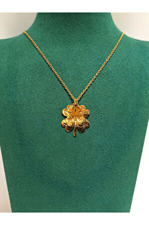 Monalisa Home Gold Renk Lüks Figürlü Gösterişli Kolye