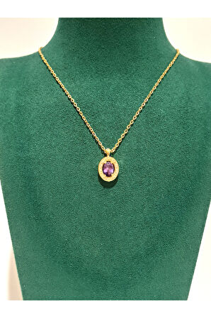 Monalisa Home Gold Renk Lüks Figürlü Gösterişli Kolye