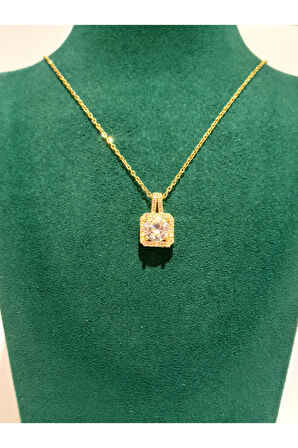 Monalisa Home Gold Renk Lüks Figürlü Gösterişli Kolye