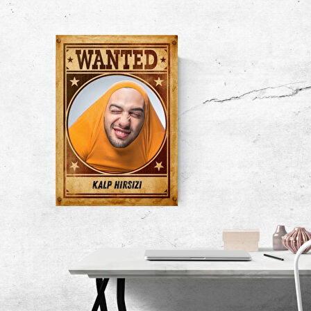 Kişiye Özel Eğlenceli Wanted Poster – Aranıyor Tasarım