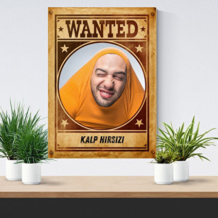 Kişiye Özel Eğlenceli Wanted Poster – Aranıyor Tasarım