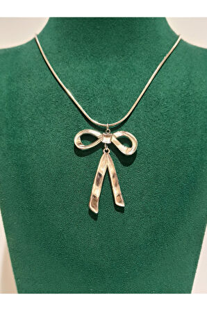 Monalisa Home Gümüş Renk Lüks Figürlü Gösterişli Kolye