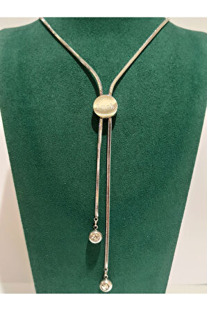 Monalisa Home Gümüş Renk Lüks Figürlü Gösterişli Kolye