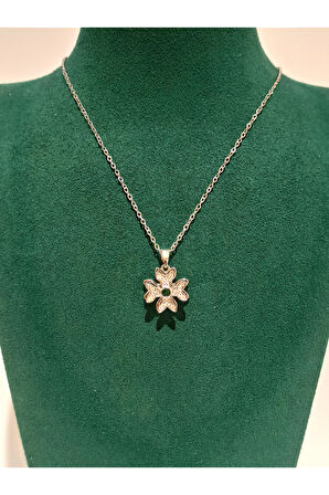 Monalisa Home Gümüş Renk Lüks Figürlü Gösterişli Kolye